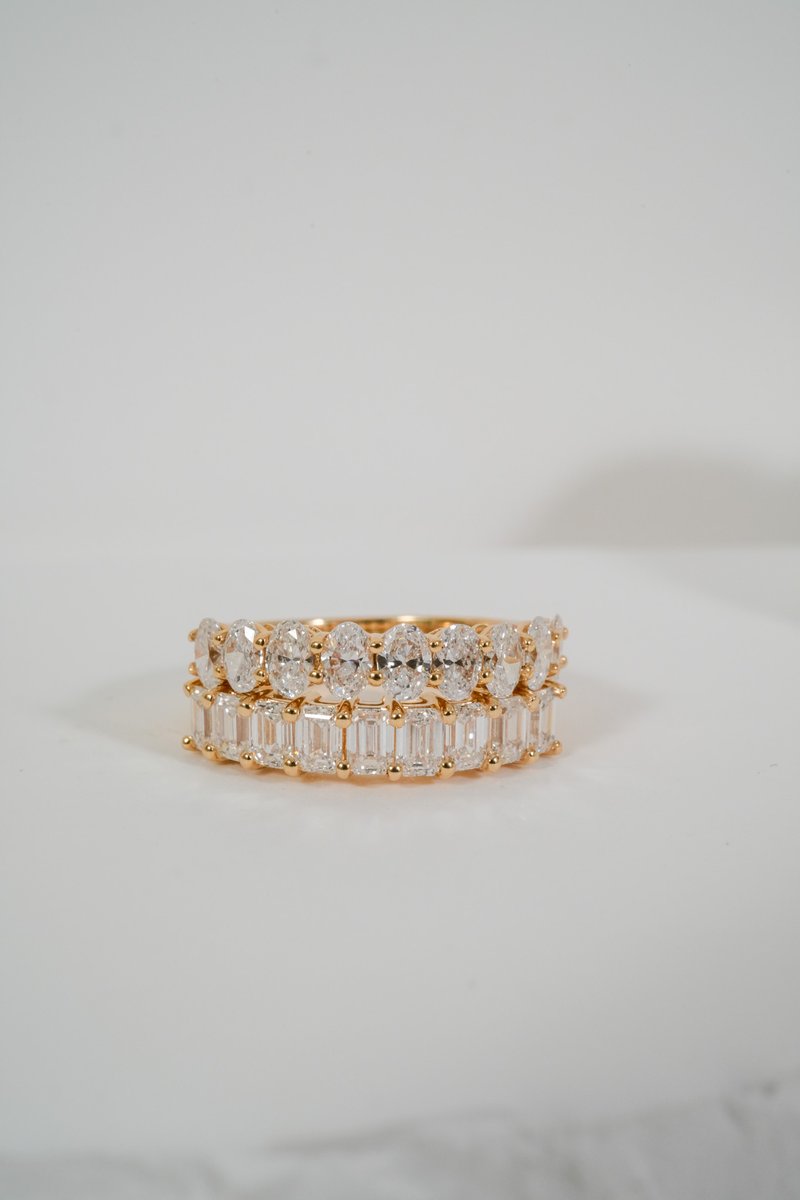 DoAmore's tweet photo. In love with our new Oval &amp; Emerald Annie bands ✨ https://t.co/nqieCFaqUI