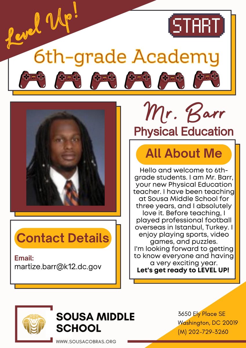 Sousa Middle School tweet media