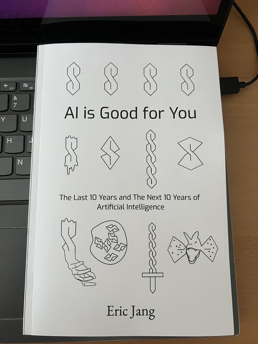 Just got my copy of “AI is Good for You” by <a href="/ericjang11/">Eric Jang</a> , really excited to start formalizing my AGI plans