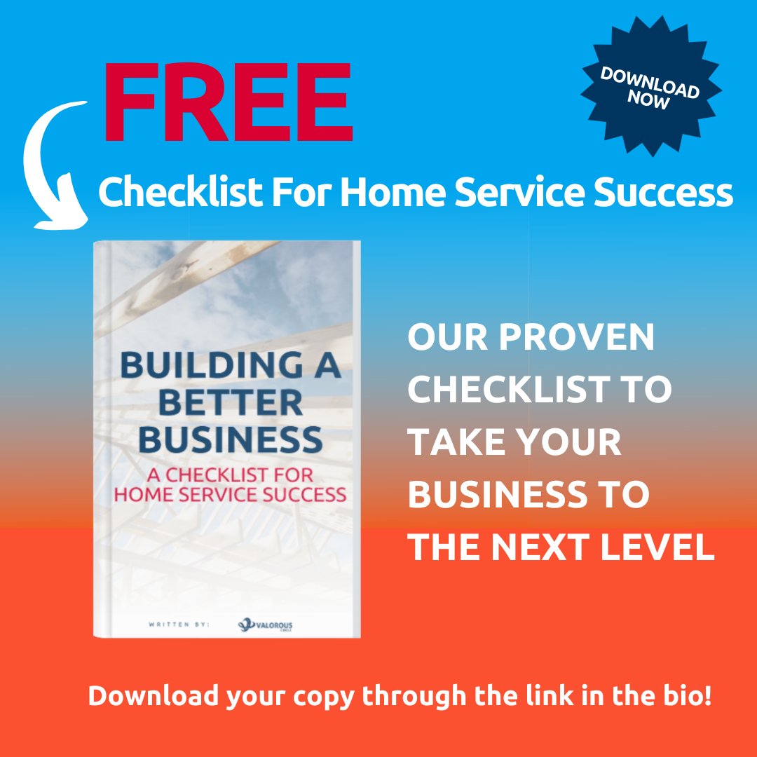 valorouscircle's tweet image. Don't miss out on this FREE tool for success! 🆓🔧 Download our checklist to streamline your operations and win over more customers.

Download your FREE copy here: valorouscircle.com/linktree/

#ToolForSuccess #HomeServiceGrowth #ValorousCircle #marketing