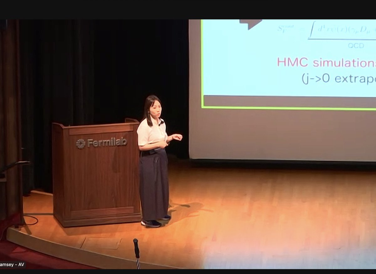 rothkopfAK's tweet image. In the final plenary session of @Fermilab  #Lattice2023 conference, Etsuko Ito (@osaka_univ @riken_en #iTHEMS @JST_info @jsps_sns) reported her latest work on the speed of sound in nuclear matter from 2-color #latticeQCD simulations. Insight on breaking conformal sound-barrier.