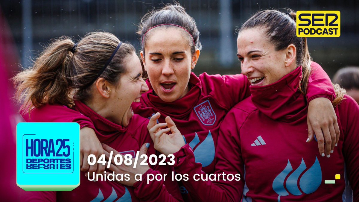 Hora 25 deportes (@h25deportes) on Twitter photo PROGRAMA #SERPodcast📻➡El deporte del viernes con <a href="/ToniLopez93/">Toni López</a>:
▶️ Unidas a por los cuartos
📌 Previa del España-Suiza del #FIFAWWC, Dembelé y el PSG, amistosos y más fútbol, baloncesto, motociclismo, Alonso descarta la 33, Mundial deciclismo...
🔊 linktr.ee/Hora25Deportes PROGRAMA #SERPodcast📻➡El deporte del viernes con <a href="/ToniLopez93/">Toni López</a>:
▶️ Unidas a por los cuartos
📌 Previa del España-Suiza del #FIFAWWC, Dembelé y el PSG, amistosos y más fútbol, baloncesto, motociclismo, Alonso descarta la 33, Mundial deciclismo...
🔊 linktr.ee/Hora25Deportes