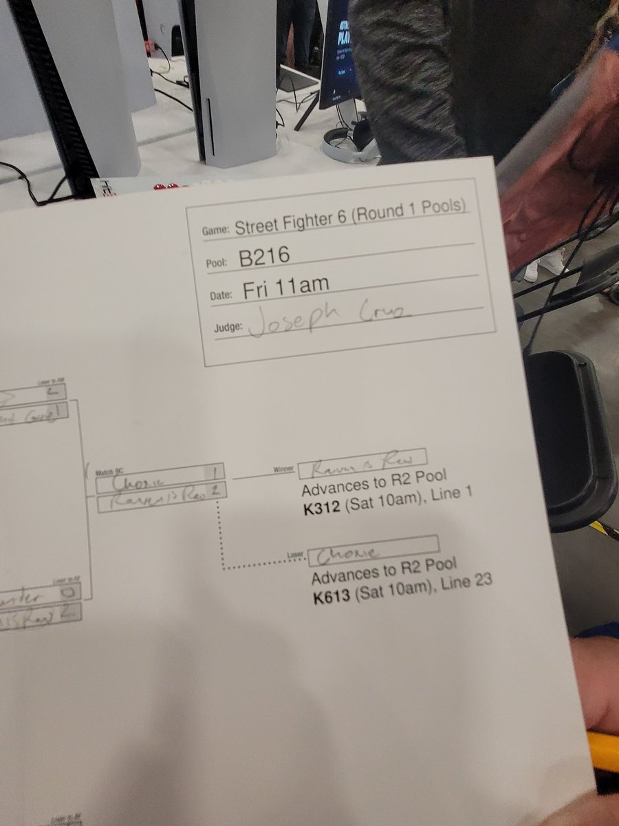 Out of round 1 pools for street fighter 6! Losers side tho #EVO2023