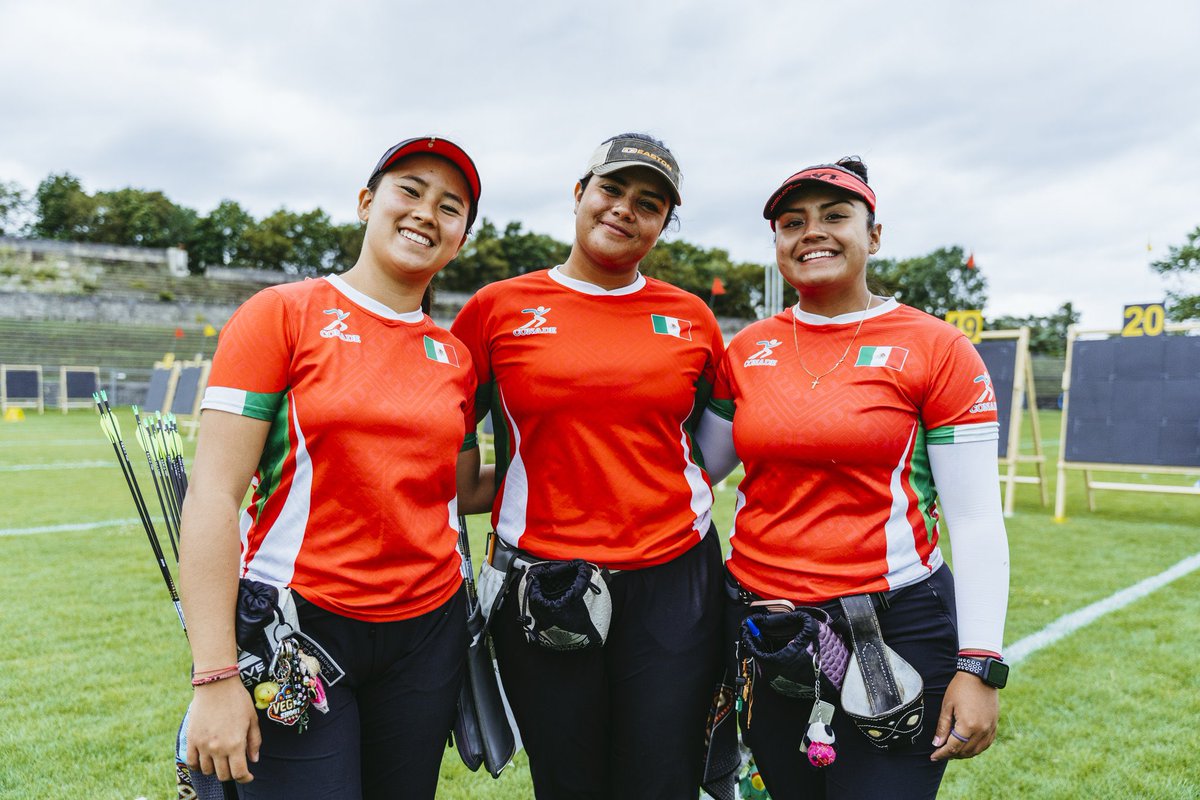 todomenosfut's tweet image. SUBCAMPEONAS MUNDIALES!

Dafne Quintero, Andrea Becerra y Ana Hernández se hicieron de la medalla de plata 🥈 por equipos femenil arco compuesto durante el Campeonato Mundial de Tiro con Arco #Berlin2023