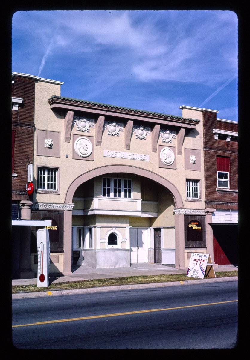 oldroadside's tweet image. opera house, franklin street, sesser, illinois, 1988