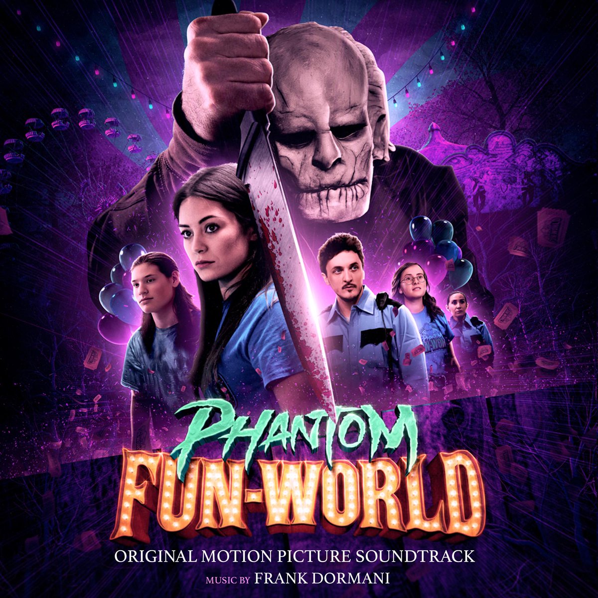 NotefornoteEnt's tweet photo. NEW RELEASE FRIDAYS
Phantom Fun-World Original Soundtrack
🎼by Frank Dormani
Stream: https://t.co/BCsMV8f8oS

Employees of the indoor fun park Phantom Fun World, find themselves targeted by a masked killer. Stream Frank's latest horrific score today everywhere! #newrelease #music https://t.co/Y8a5cgH45l