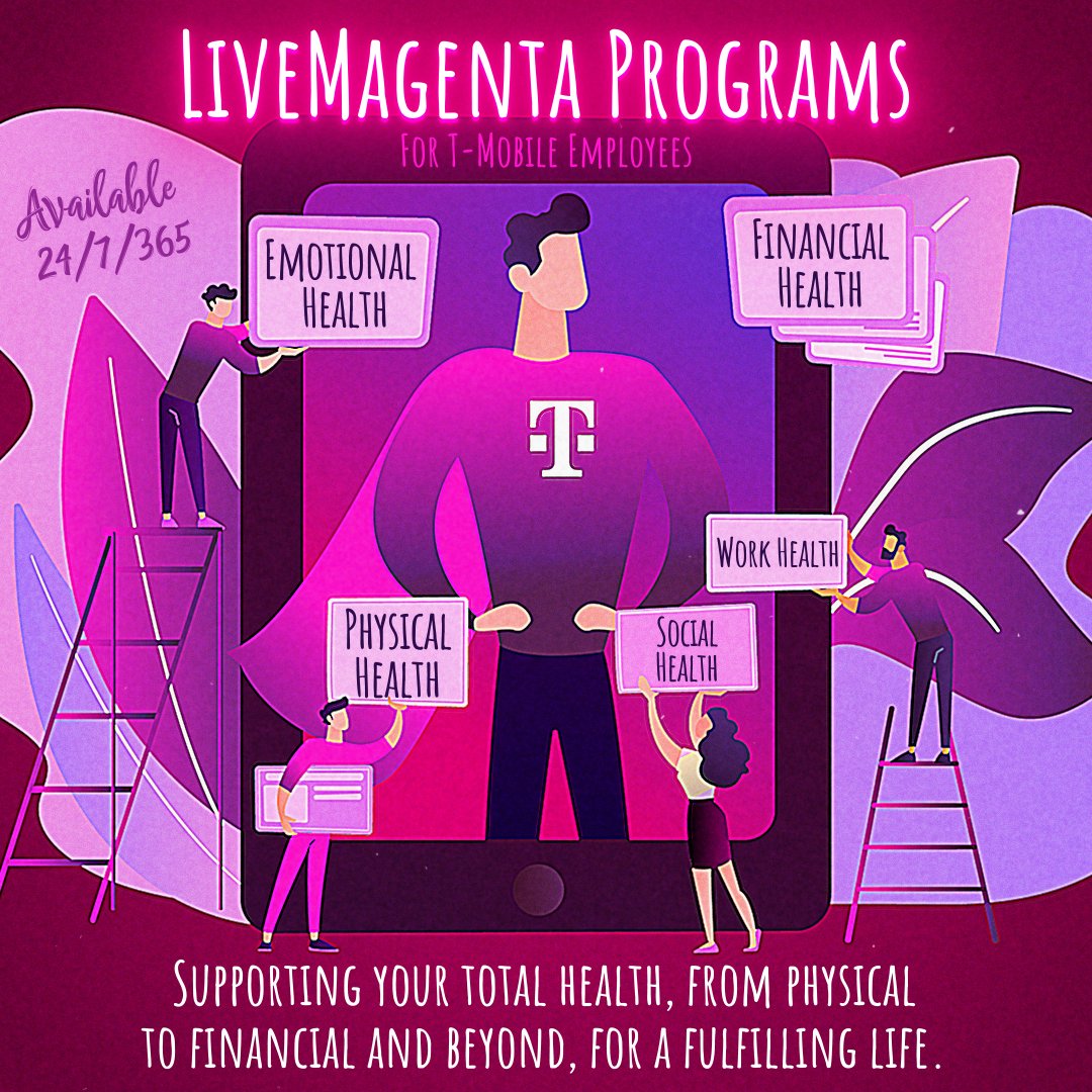 Love that <a href="/TMobile/">T-Mobile</a> provides accessible resources to support us. Life can be unpredictable and it's reassuring to know where to turn for help. Mental health is as important as physical health!

#MentalHealthAwarenessMonth #TeamMagenta