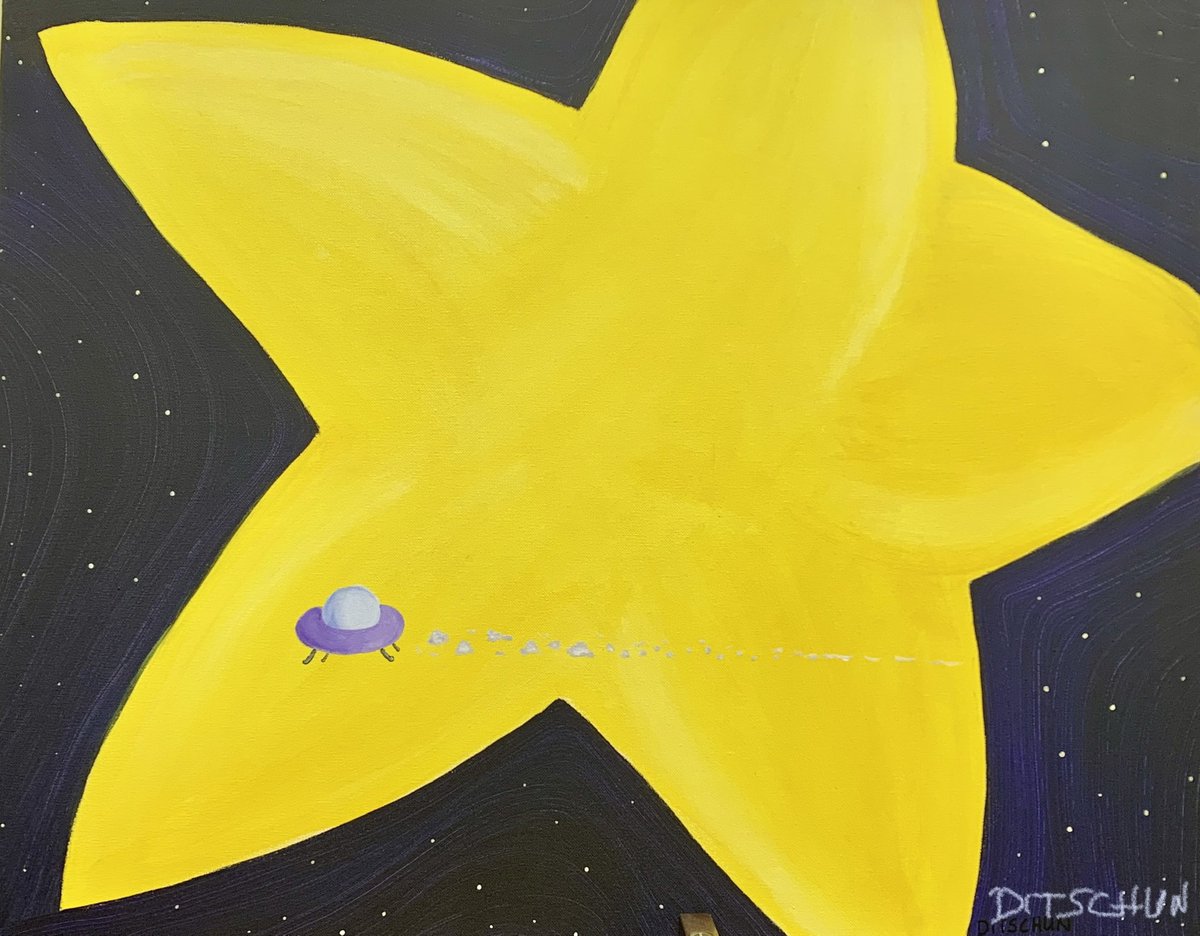 I have a series of paintings in process ☺️🤩
1. Going Places 
2. Getting There
3. …coming soon!