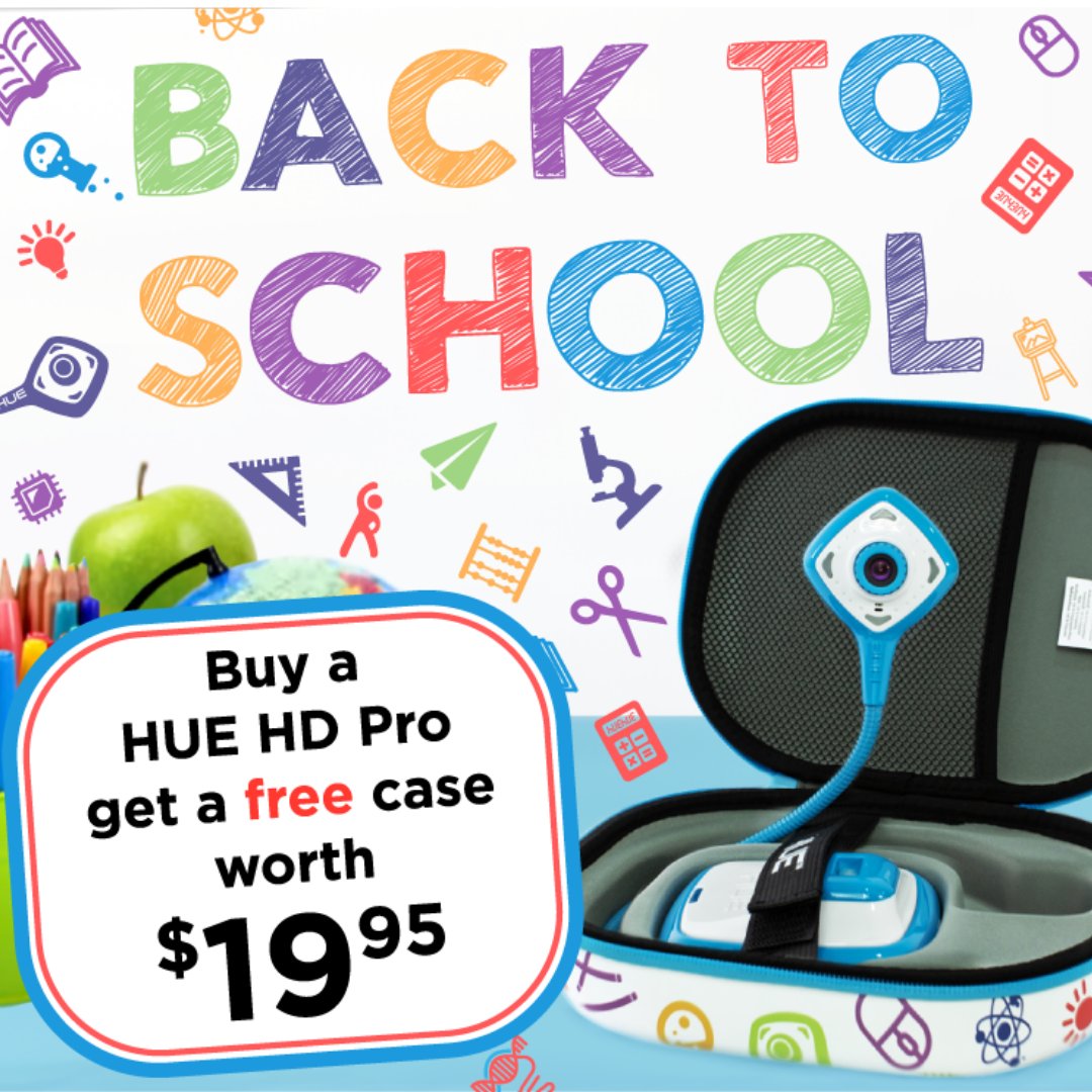 HUEcameras's tweet photo. #Backtoschool #limitedtime offer: Add a #free HUE HD Pro case when you purchase a HUE HD Pro #documentcamera (maximum of one free case per order). Hurry before it sells out!
https://t.co/7REGK4B7ZW
LINK in the bio to shop too. https://t.co/JudgOyQ57r
