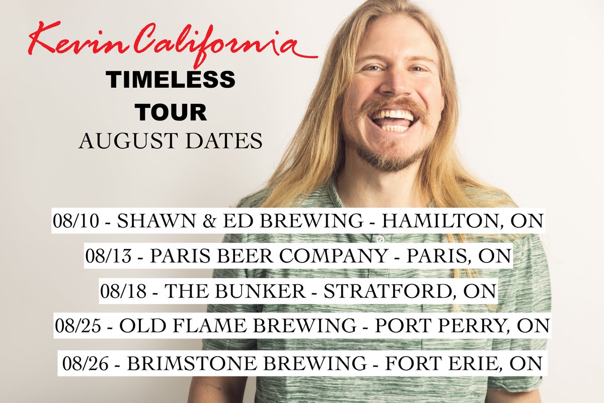 See you Dreamers soon!!!
08/10 <a href="/lagershed/">Shawn & Ed Brewing</a> #hamiltonontario
08/13 Paris Beer Co. #parisontario
08/18 The Bunker #stratfordontario
08/25 <a href="/OldFlameBrewery/">Old Flame Brewing Co</a> #portperryontario
08/26 <a href="/BrimstoneBrew/">Brimstone Brewing</a> #forterieontario