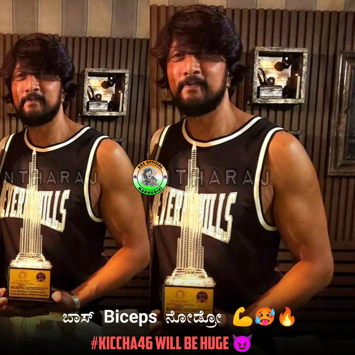 BosMadhugiri's tweet photo. Boss Biceps 💪🥵🔥
#Kiccha46 Will be Huge 😈

@KicchaSudeep Boss👑

#KicchaSudeep • #Kichcha46 https://t.co/gNAQDvClFU