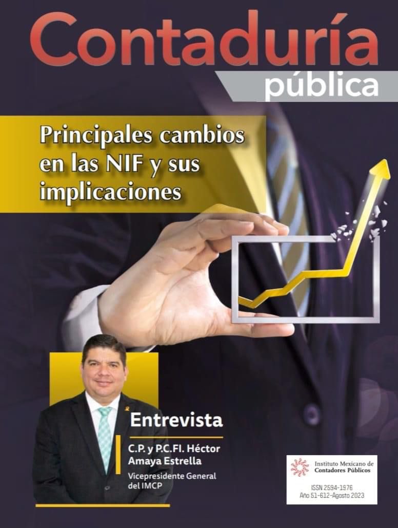 ColegioXalapa's tweet photo. El CCPX invita a toda la membrecía a leer el artículo de la Revista de Contaduría Publica del mes de agosto, “ La NIF B-14, Utilidad por Acción de Nueva Vigencia”, elaborado por el C.P.C. Carlos Martínez Merinos, Expresidente del #CCPX.
#CCPX #IMCP #100aniversarioIMCP #CONIF https://t.co/emHHbaQwne