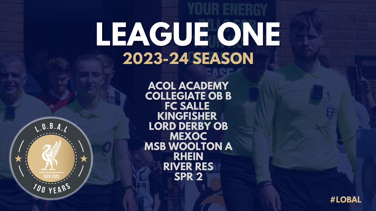 lpoolfl's tweet photo. 2023-24 SEASON 👏

What a line-up we have across our four divisions for the new season!

Lots to play for too;
✅ League
✅ @Liverpool_CFA Cups
✅ Centenary Cup
✅ Centenary Trophy
✅ Divisional Cups

🍺 Centenary Gala Dinner | 4th Nov ft @RealRazor &amp; @reid6peter ❤️💙

#LOBAL100 https://t.co/DIhehurpeu