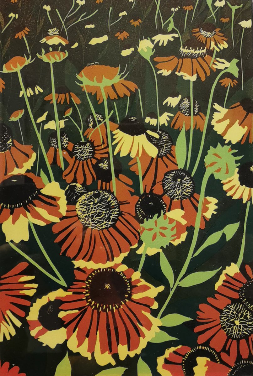 ArtsProjectLdn's tweet photo. Congratulations to Amanda Taylor for having her print 'Stanley' selected for this year's @royalacademy Summer Exhibition. You can see her work at the Royal Academy until 20 August. Amanda also has two flower prints in 'Emerald 20' @CI_NHS Conference Centre Gallery. https://t.co/ljewjFMKvf