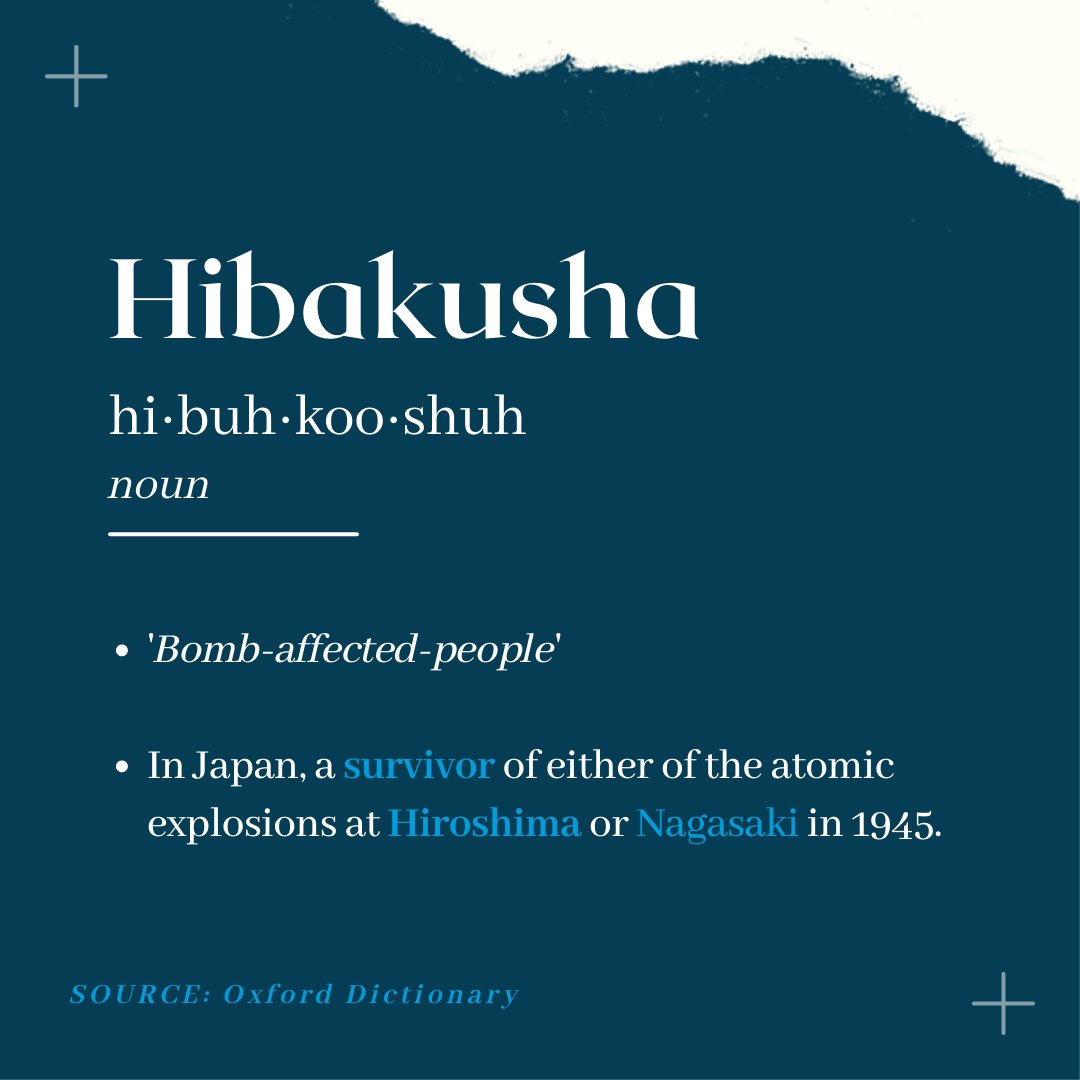 UN_Disarmament's tweet photo. Have you ever heard of #hibakusha?

Their testimonies create a historical legacy that is a clarion call for promoting peace and for securing a world free of nuclear weapons https://t.co/pewlA7wWF5