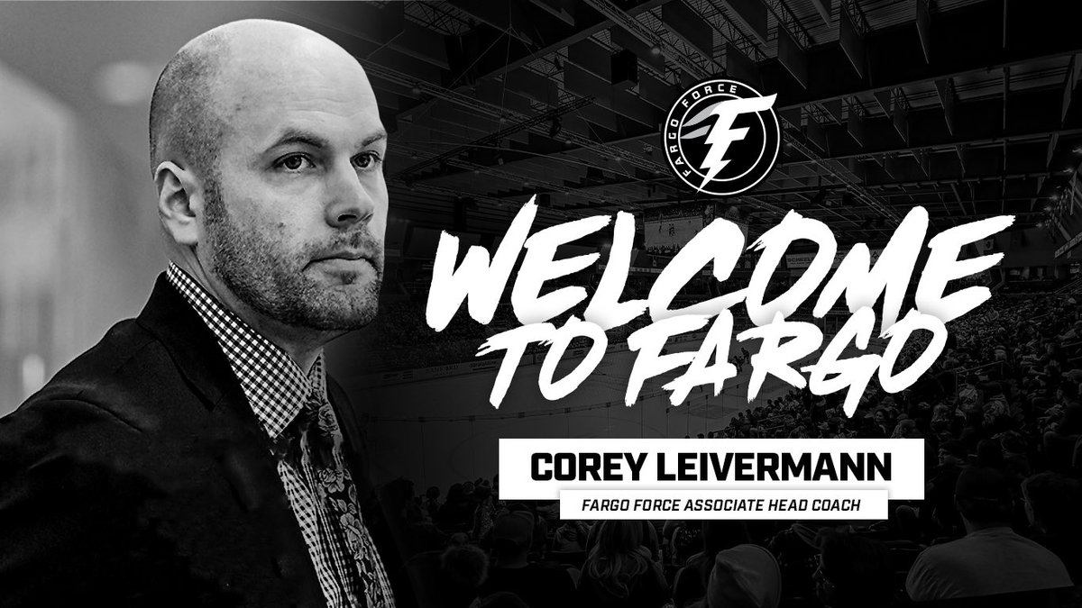 We are excited to announce #ForceAlumni Corey Leivermann as the new Associate Head Coach of the Fargo Force➡️ fargoforce.com/news/2023/8/4/…

Welcome back to Fargo, Corey!

#ForceNation⚡️ | #StarsRise