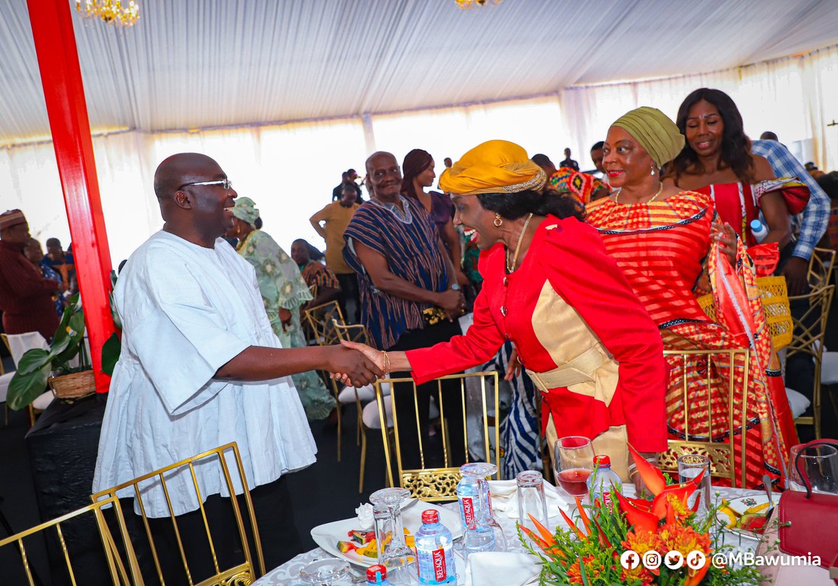 MBawumia's tweet photo. I joined President @NAkufoAddo and other state officials for the 2023 Founders' Day celebration and Senior Citizens Luncheon today.

God bless our homeland Ghana! https://t.co/fwXP4JMKa8