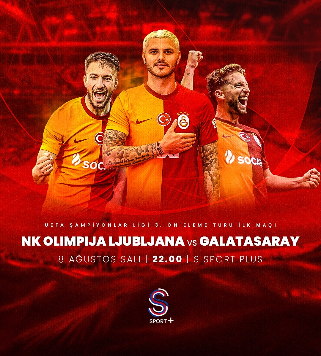 Ljubljana Galatasaray s sport plus canlı maç izle