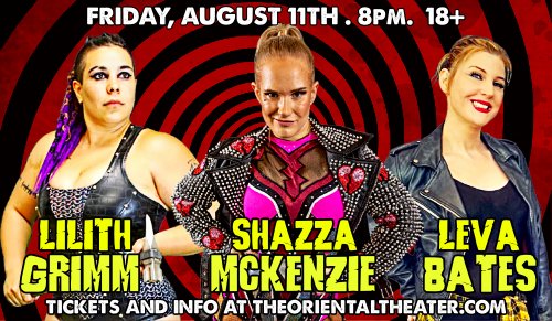 FRIDAY, AUGUST 11TH! ONLY ONE WEEK AWAY! The matches are red hot, the comics are hilarious, and tickets are getting scarce! Get your tickets now, or don't complain when you miss out on this one! theorientaltheater.com/event/416932