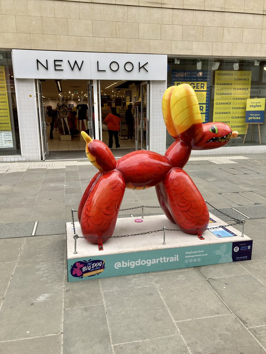 NicolaCornick's tweet photo. On the trail of the #Swindogs today! #art #swindon https://t.co/r8sPBNEnMN