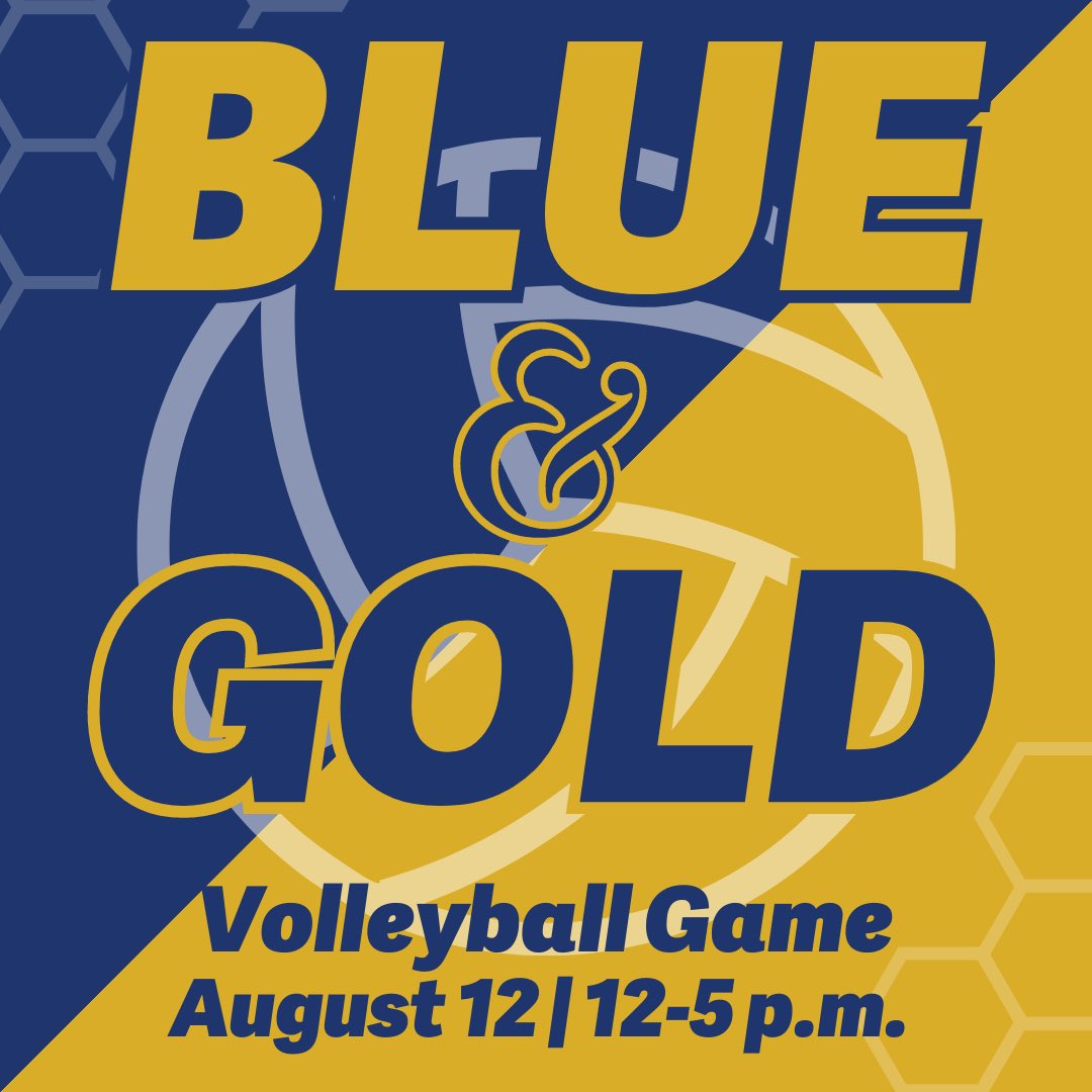 Join your E&amp;H Volleyball team next Saturday, August 12th for our Blue &amp; Gold inter-squad scrimmage in the King Center!! This event is open to students, faculty, and the public! Introductions start at 1 and the scrimmage will begin at 2pm! We hope to see you all there!!