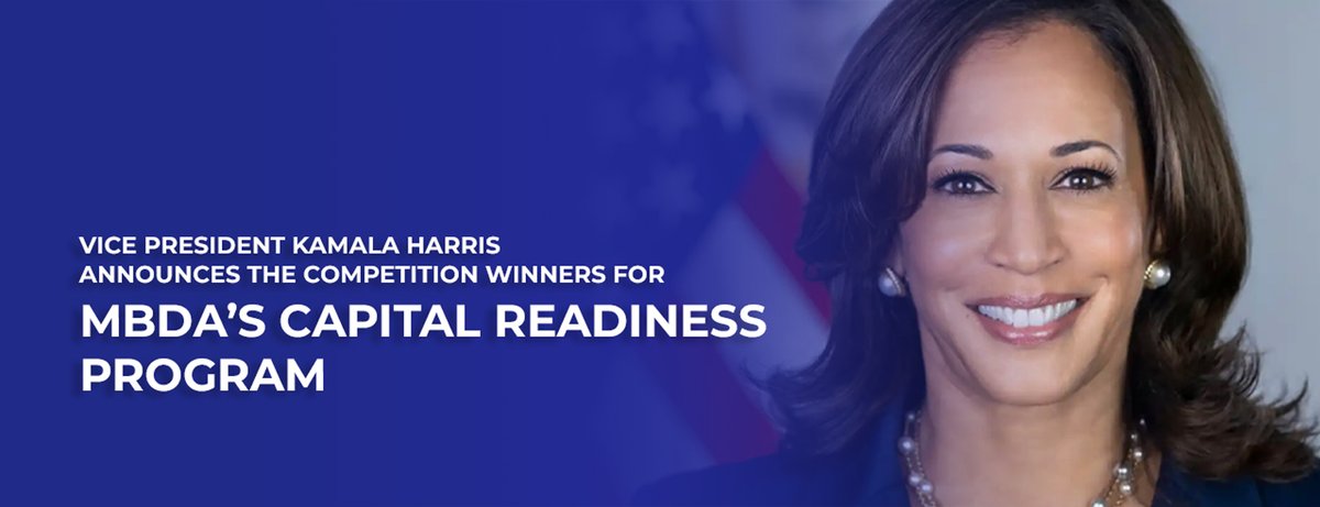 USMBDA (@usmbda) on Twitter photo #ICYMI: Today Vice President Kamala Harris announced the 43 winners of the $125 million American Rescue Plan-funded Capital Readiness Program. MBDA’s Capital Readiness Program is the largest-ever direct Federal investment in small business incubators and accelerators of its kind. #ICYMI: Today Vice President Kamala Harris announced the 43 winners of the $125 million American Rescue Plan-funded Capital Readiness Program. MBDA’s Capital Readiness Program is the largest-ever direct Federal investment in small business incubators and accelerators of its kind.