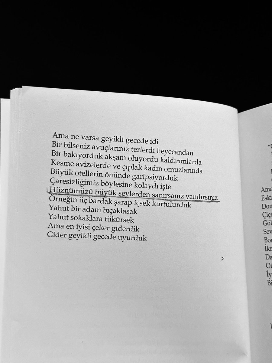 İncelikler yüzünden.