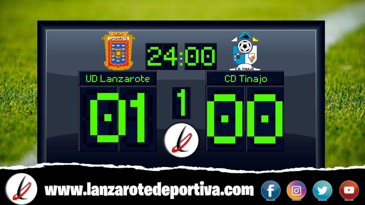⚽️ #Pretemporada
🏆 XXXIII Torneo San Bartolomé
📆 Semifinal

🔴🔵 <a href="/UD_Lanzarote/">UD Lanzarote</a>
🔵🔵 CD Tinajo

León Gomez adelanta a la UD Lanzarote, con un golpe franco desde la frontal del area