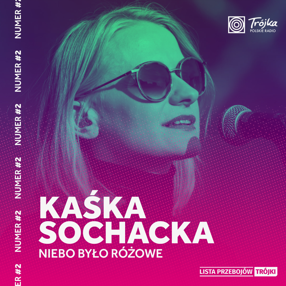 RadiowaTrojka's tweet photo. 🎉 #ListaPrzebojówTrójki | 70. notowanie | Miejsce 2⃣
🎙️ Zabrakło niewiele, ale Kaśka #Sochacka z utworem #NieboByłoRóżowe pozostaje na drugim miejscu.
➡️ https://t.co/rm7fFjDNMZ https://t.co/E4AzfJXuON