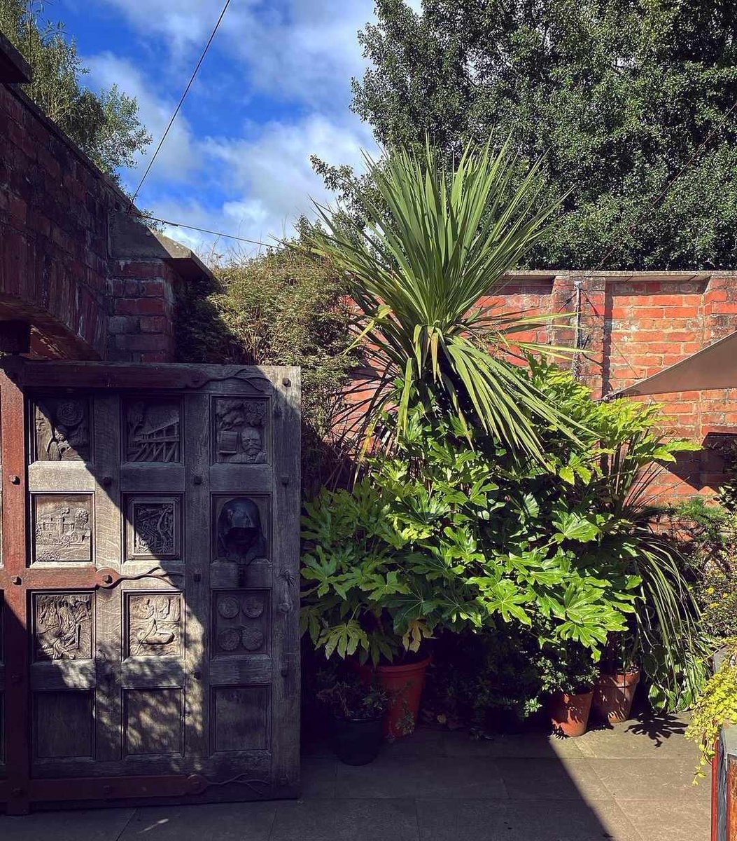 Come rain or shine find us in the heart of @buteparkcardiff next to the river, in front of a large expanse of green & surrounded by trees. You’ll see a red brick wall & a beautifully carved door, through which you’ll find smiling faces, excellent coffee, homemade cakes & more.