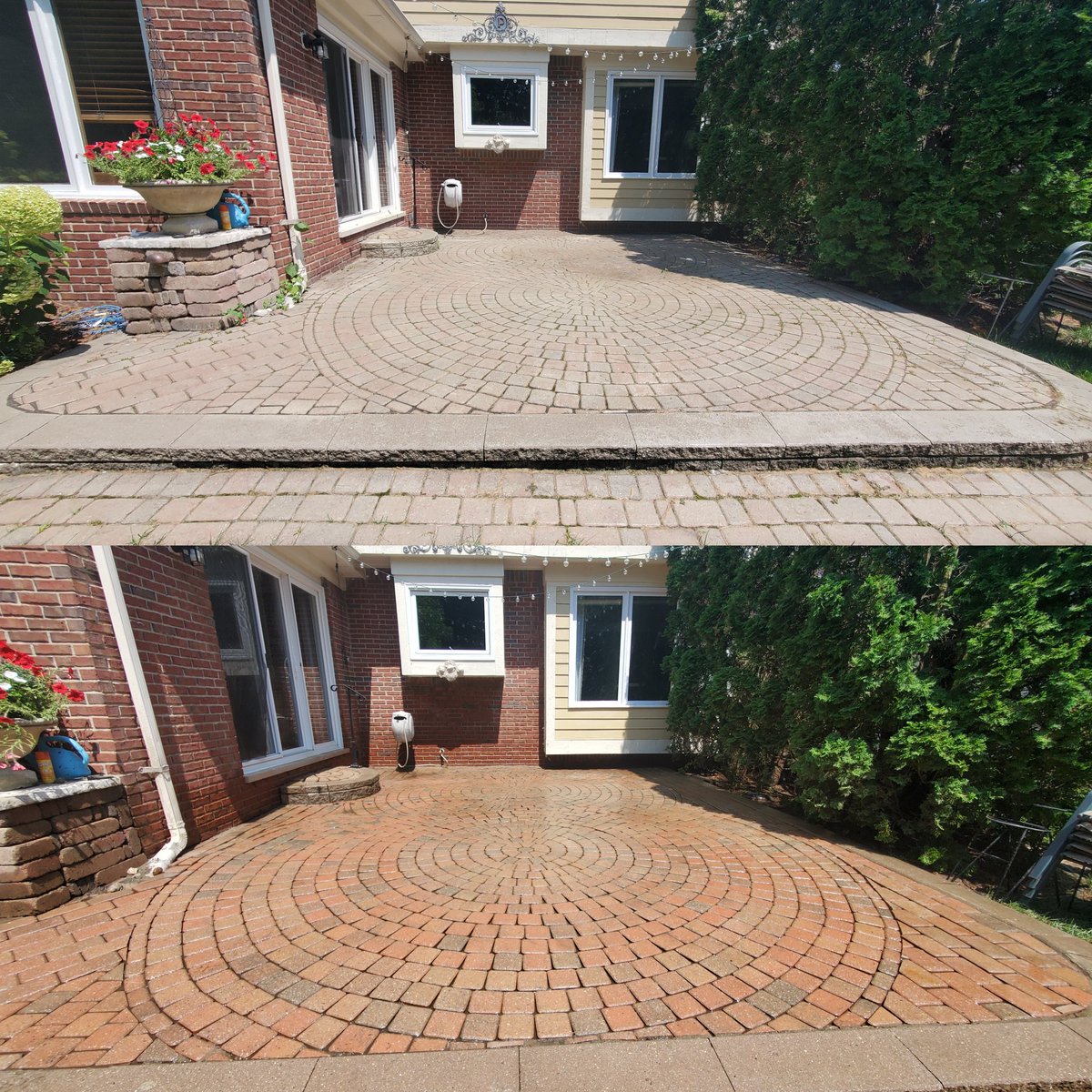 EandSPowerWash's tweet photo. Patios & Walk Ways Surface Cleaning/Washing in Northville. #BeforeandAfter #PowerWash #PowerWashing #PressureWash #PressureWashing #PatioWashing #PatioSurfaceWashing #PatioCleaning #PatioSurfaceCleaning #SurfaceCleaning #SurfaceWashing #ExteriorWash #ExteriorWashing https://t.co/uSdFX0dSgd