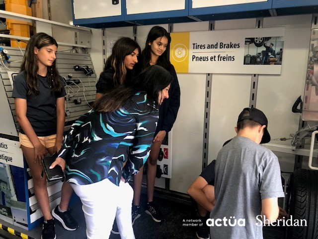 sheridancollege's tweet photo. Thank you to MP Sonia Sidhu (@SoniaLiberal) for visiting our STEM and Trades Camps during @ActuaCanada’s Bring Your MP to STEM Camp Week! We appreciate your dedication to promoting #STEM education and inspiring the next generation of innovators. #STEMCampWeek https://t.co/nRSP3KvrRS