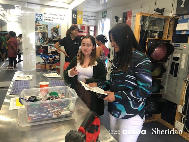 sheridancollege's tweet photo. Thank you to MP Sonia Sidhu (@SoniaLiberal) for visiting our STEM and Trades Camps during @ActuaCanada’s Bring Your MP to STEM Camp Week! We appreciate your dedication to promoting #STEM education and inspiring the next generation of innovators. #STEMCampWeek https://t.co/nRSP3KvrRS
