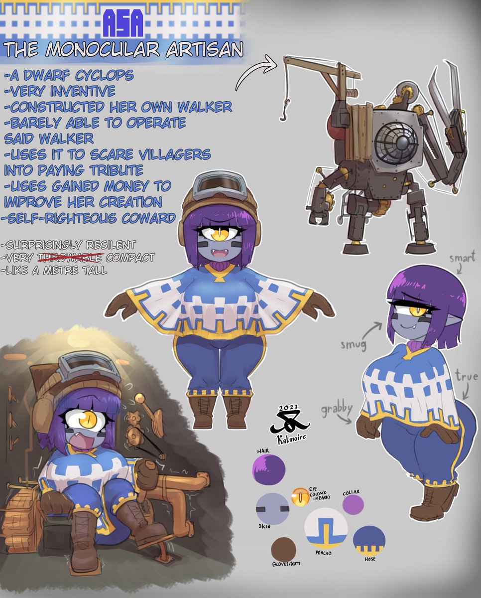 My new OC, Asa!!
shortstack time