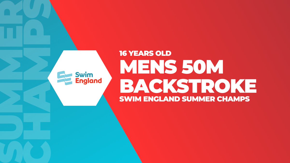 Swim England Summer Meet 2023 🏴󠁧󠁢󠁥󠁮󠁧󠁿
Men's 50m Backstroke - 16 Yrs

🥇 Ethan Richards-Knight - 27.97 <a href="/ChalfontOtters/">Chalfont Otters Swimming Club</a> 
🥈 Jacob Kelly - 28.02 <a href="/guildfordcitysc/">Guildford City SC</a> 
🥉 Joseph Edgar - 28.03 N &amp; D PP SC

<a href="/Swim_England/">Swim England</a> <a href="/SpeedoUK/">Speedo UK</a>
#SESwimming