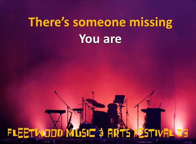 We’re missing you! Use the following link to enter now, entries close tomorrow (Saturday at 11:55pm) eventbrite.co.uk/e/fleetwood-mu… #fleetwoodfestival #fleetwoodmusicandarts #musicandartsfestival