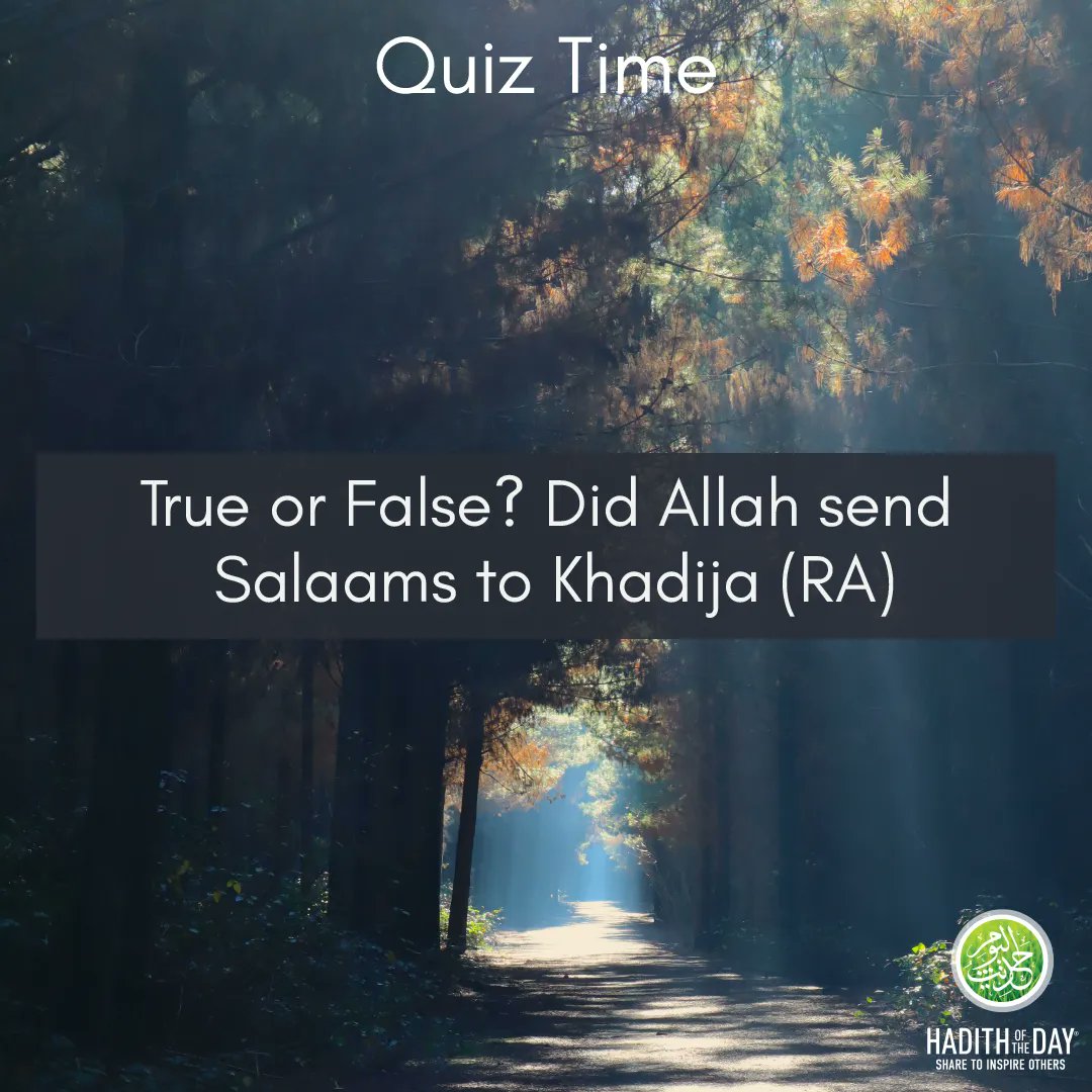 Hadith of the Day tweet media