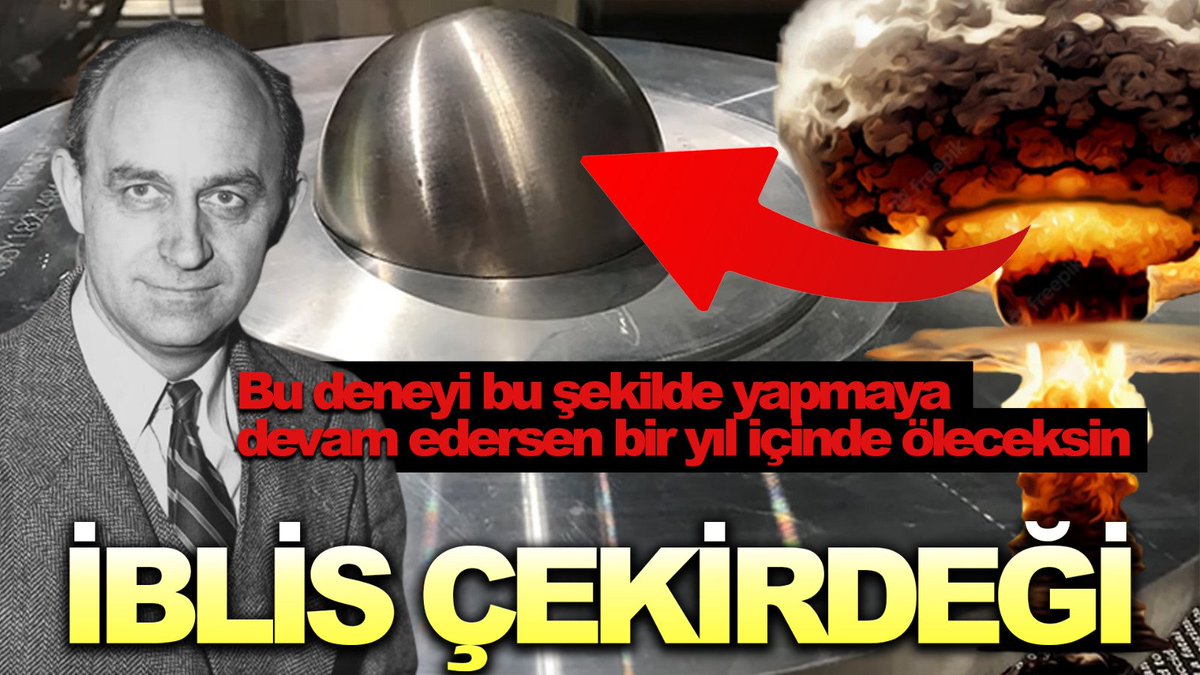 's tweet image. İblis Çekirdeği ve Gerçek Hikayesi (Demon Core) 
youtube.com/watch?v=1v7re2…
1946'da, nükleer bomba ile patlatılması planlanan bir P-239 plütonyum çekirdeği eritildi ve Amerika Birleşik Devletleri'nin nükleer stoğuna entegre edildi. Bu bilim insanlarını öldüren..

#demoncore