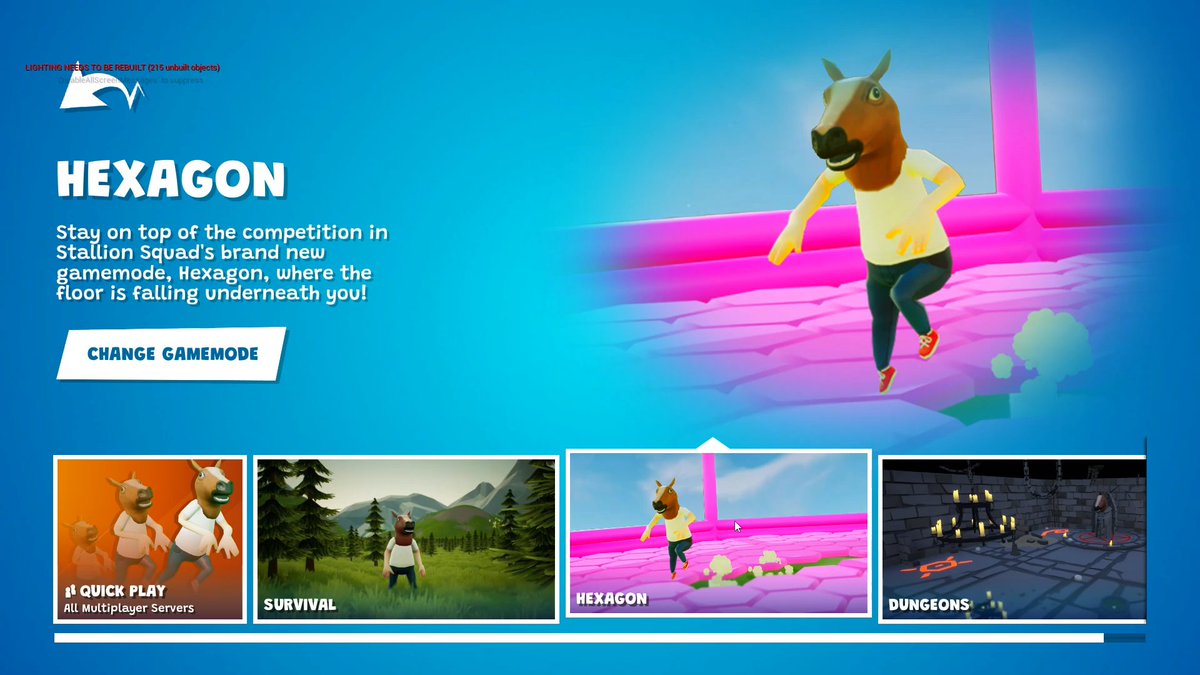 Stallion_Squad's tweet photo. Hi Stallion Squad! We're looking for feedback on our proposal for a new gamemode selector. This will be the user flow of choosing a gamemode to getting to play it.

🔗https://t.co/GjLhPbeVCv

[1/2] #GameDev #IndieDev #IndieGame https://t.co/rPO4Qqrqyk
