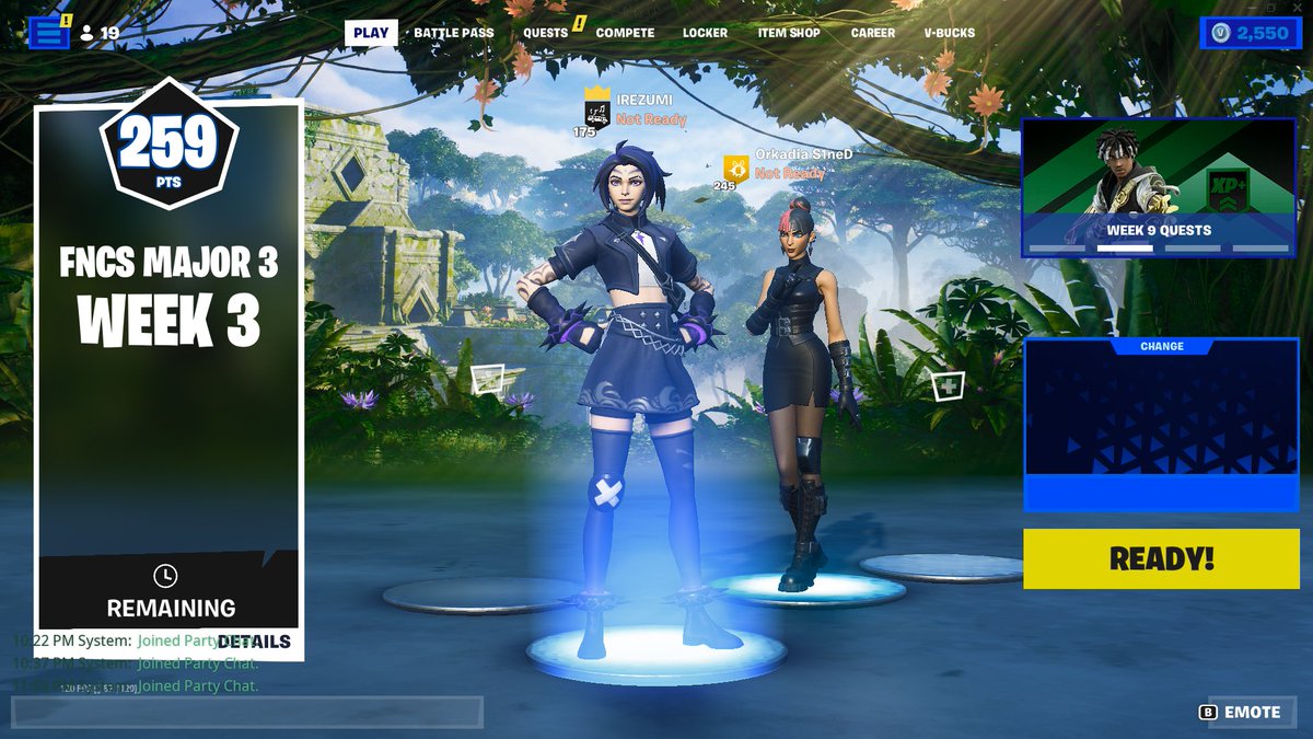 qualed week finals + grands