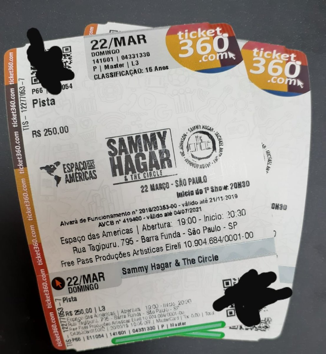 deniscaramigo's tweet photo. @sammyhagar Brazil, Sammy. Brazil please!!!!

#canceled 2020 :( https://t.co/K2pISTCl83