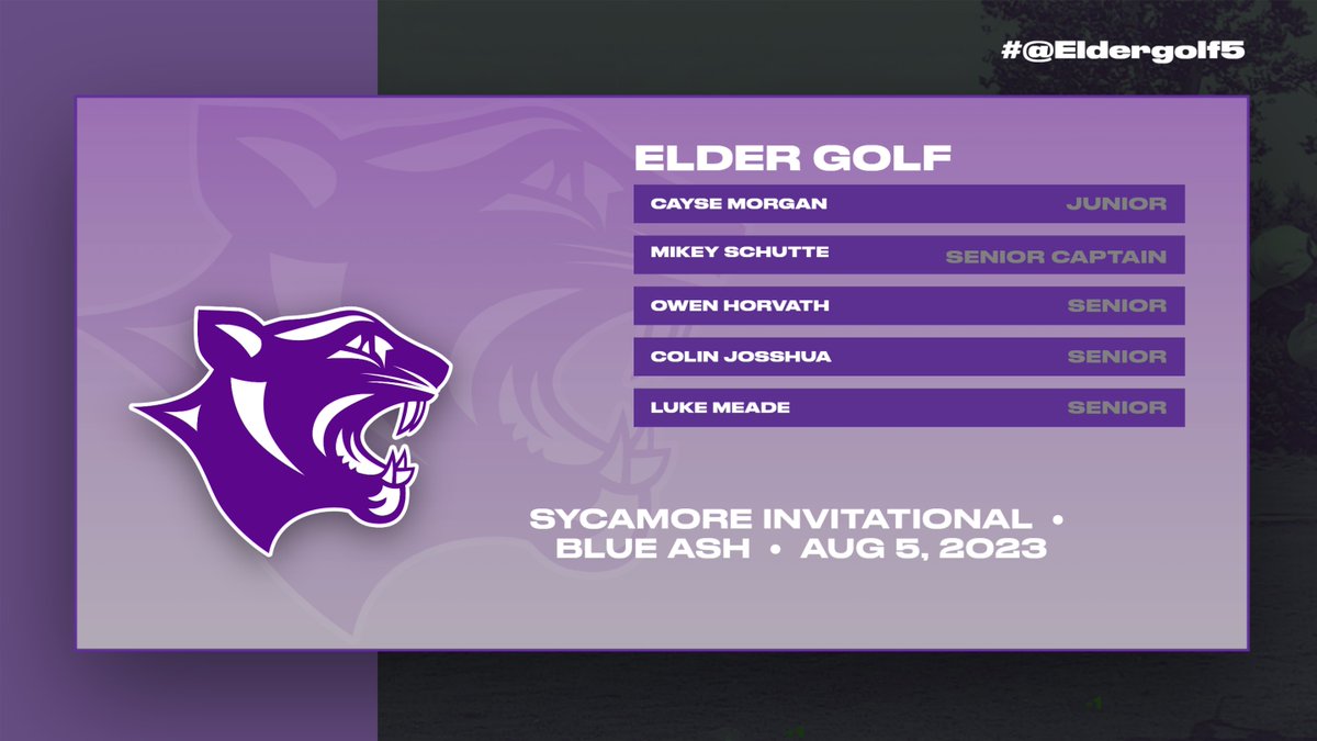 Elder_Golf's tweet photo. The boys are on the tee Saturday afternoon at Blue Ash starting at 12:30 PM. https://t.co/SqatXqn5WV