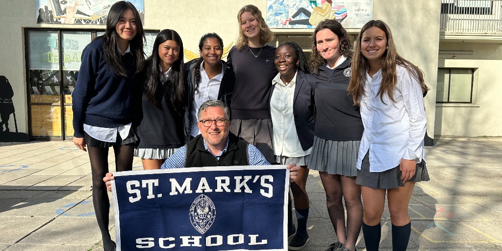 Seven St. Mark's students and two faculty chaperones spent five days in San Pedro de Atacama in northeastern Chile, now the students are in Santiago living with host families and attending The Grange School, one of St. Mark's exchange schools. #smglobal #smlionpride 🌏 🦁 📸 👀