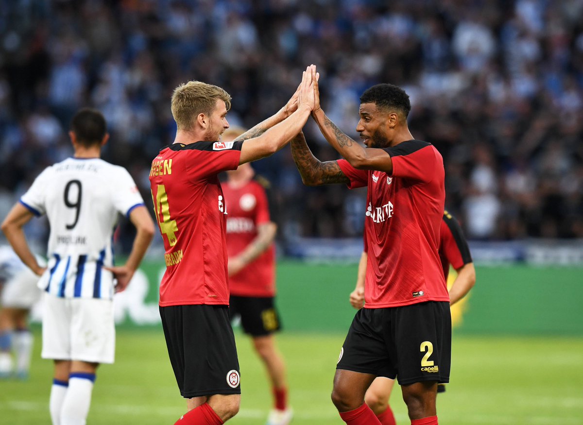 MartinYAngha's tweet photo. What a Game ! 3 Points in Berlin!  Happy to make my first game for Wiesbaden. 🔴⚫️ https://t.co/UWmb8k2Rcn