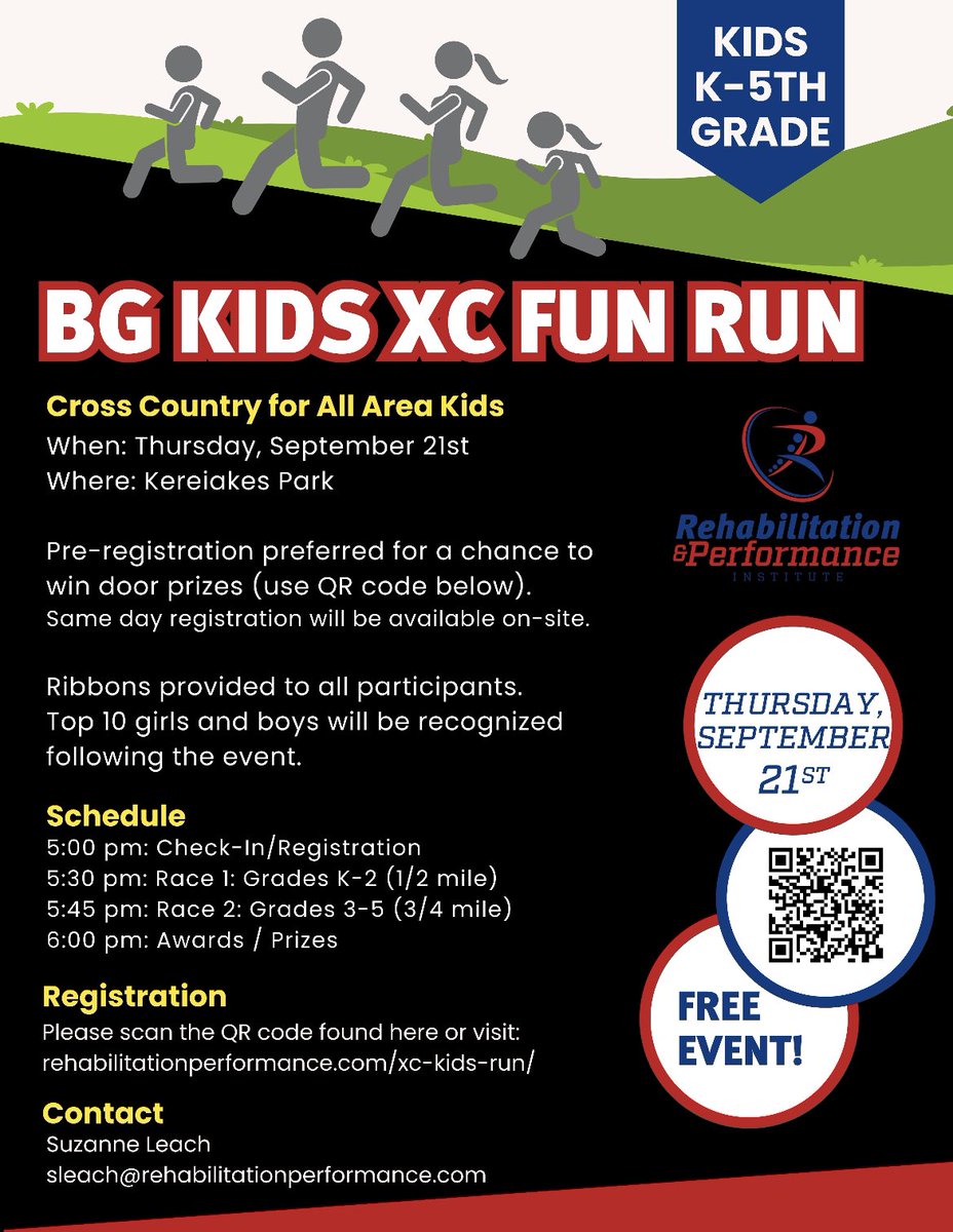 realksuz's tweet photo. This time of year always makes me think of cross country. 

Excited to bring this event to BG and help introduce the next generation of runners to the sport. ❤️ https://t.co/j2ttcbhdcE