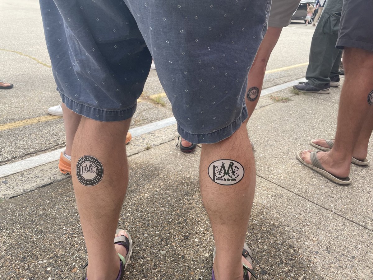 pmcjeff's tweet photo. #pmc2023.  It’s not Sturbridge without (temporary) tattoos https://t.co/mbAFSGyUol