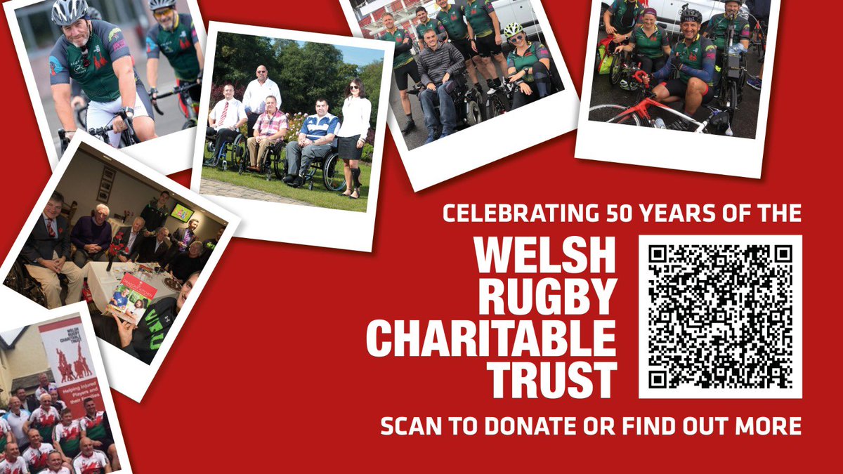 Proud to be the Chair of this great Charity having been supporting for 29yrs. We help severely injured players in Wales. #Charity #RT
