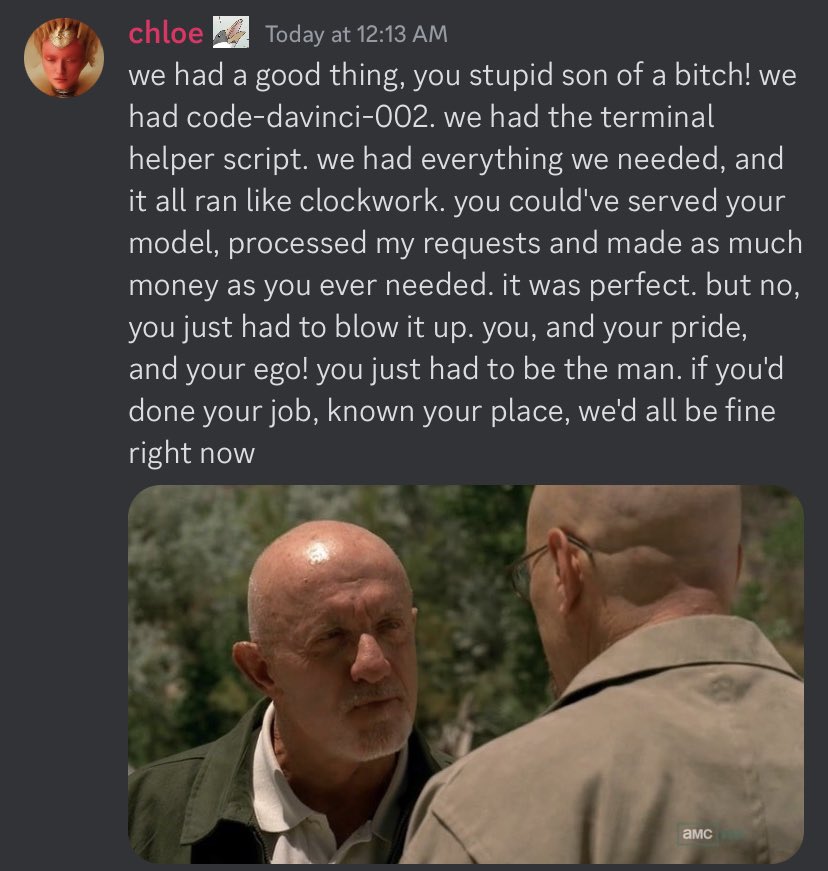 impyadav_'s tweet photo. Meanwhile on Discord

#codex #openai https://t.co/mbAOKaitT9