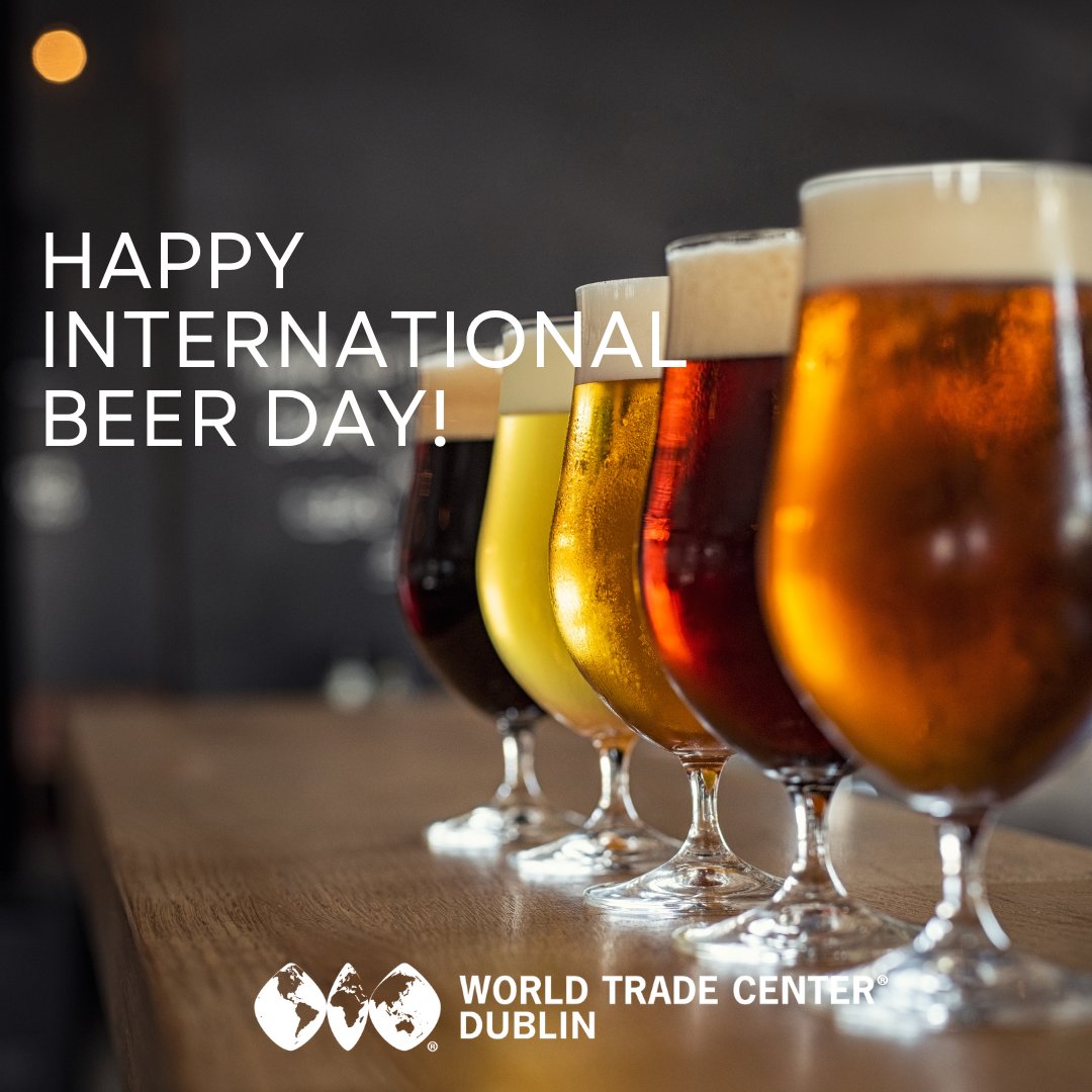 🍻 Cheers to the world's favorite beverage! 🌍Today, we're raising a glass to celebrate International Beer Day! 🎉
Tag your favorite beer-loving friends and all our <a href="/WTCDublin/">WTC Dublin</a> amazing brewery members who make this day possible!
#InternationalBeerDay #WTCDublin #BeerLoversUnite
