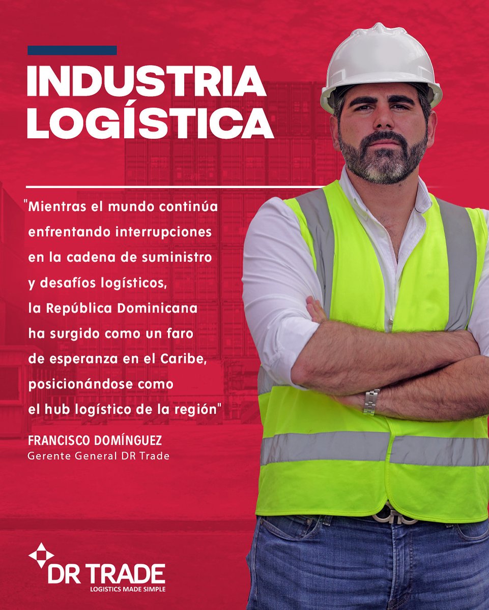 DRTradeLCS's tweet photo. Ya está disponible nuestro artículo "Navegando la disrupción logística" en la revista Industria Logística, a cargo de nuestro gerente general Francisco Domínguez. 

https://t.co/wy0UoIwEVA https://t.co/KqiqDWps5r